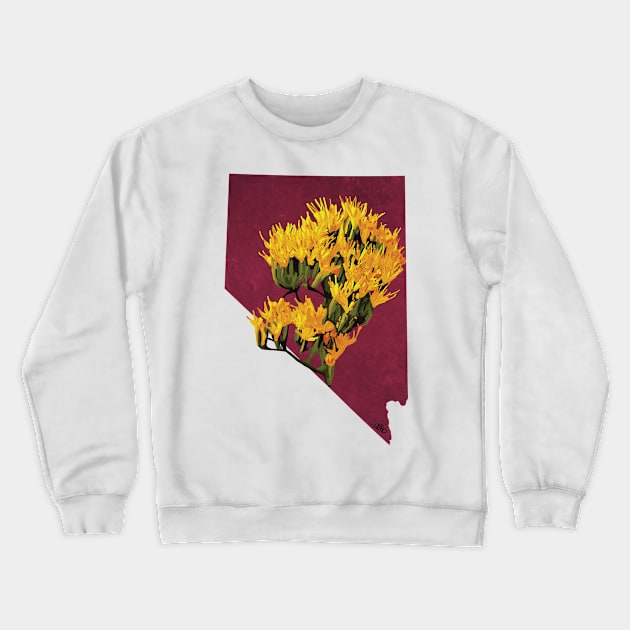 Nevada Sagebrush Crewneck Sweatshirt by Lavenderbuttons